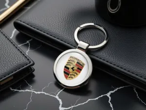 Porsche Auto Schlüsselkette Rennstil Robust Metall